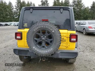 2021 Jeep Wrangler Unlimited Willys с VIN 1C4HJXDG5MW577822, выставлен на аукционе Copart как лот 48394495 с пробегом 72 557 миль миль и Списание • Salvage title. История ставок и продаж доступна на DreamBid. Изображение 6.