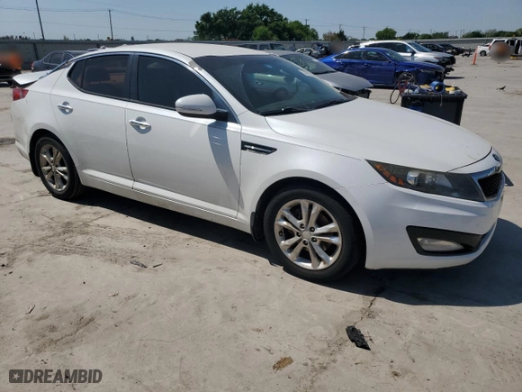 2013 Kia Optima EX with VIN 5XXGN4A75DG100148, listed as a Copart auction lot 53297565 with 160,553 mi miles and Salvage Title. Bid and sale history available at carsss.com. Image 4.