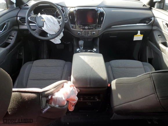 2023 Chevrolet Traverse LT Cloth with VIN 1GNEVGKW7PJ322048, listed as a Copart auction lot 43442654 with 9 mi miles and Non Repairable. Bid and sale history available at carsss.com. Image 8.