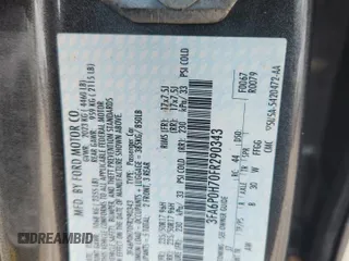 2015 Ford Fusion SE with VIN 3FA6P0H70FR290343, listed as a Copart auction lot 61764945 with 116,904 mi miles and Salvage title. Bid and sale history available at DreamBid. Image 12.