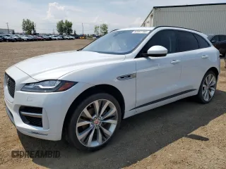 2017 Jaguar F-Pace 35t R-Sport z VIN SADCL2BV1HA896635, wystawiony jako Copart lot #62357765 z przebiegiem 90 629 mil mil oraz Szkoda całkowita • Salvage title. Historia ofert i sprzedaży dostępna na DreamBid. Obrazek 1.