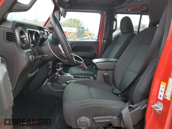 2020 Jeep Gladiator Sport S with VIN 1C6HJTAG0LL131338, listed as a Copart auction lot 50883235 with 50,547 mi miles and Salvage title. Bid and sale history available at DreamBid. Image 7.