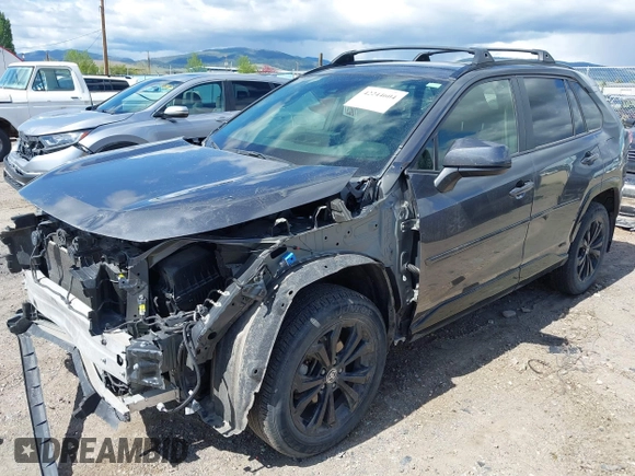 2022 Toyota RAV4 Hybrid SE with VIN JTM16RFV0ND070012, listed as a IAAI auction lot 42244604 with 22,740 mi miles and . Bid and sale history available at DreamBid. Image 19.