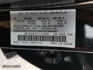 2020 Mazda CX-3 Sport with VIN JM1DKDB77L1473907, listed as a Copart auction lot 70646142 with 24,028 mi miles. Bid and sale history available at carsss.com. Image 12.