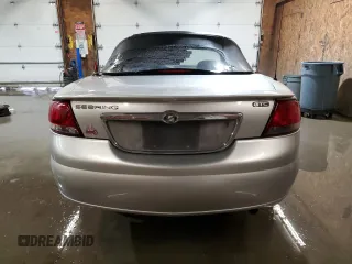 2004 Chrysler Sebring GTC with VIN 1C3EL75R54N327309, listed as a Copart auction lot 46127865 with 120,715 mi miles and Salvage Title. Bid and sale history available at DreamBid. Image 6.