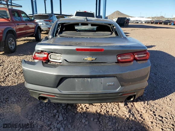 2021 Chevrolet Camaro 1LS with VIN 1G1FB1RX3M0125034, listed as a Copart auction lot 79747624 with 0 mi miles and Salvage Title. Bid and sale history available at carsss.com. Image 6.