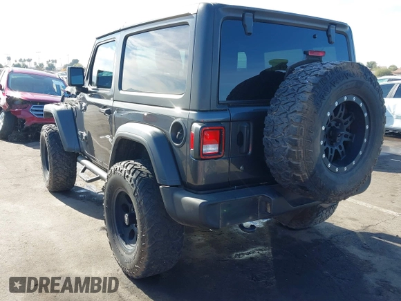 2018 Jeep Wrangler Sport S with VIN 1C4GJXAG8JW271323, listed as a IAAI auction lot 41215004 with Not Provided miles and . Bid and sale history available at DreamBid. Image 3.