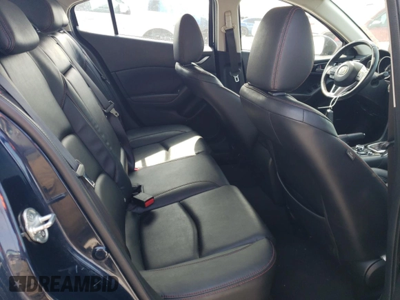 2014 Mazda 3 i Grand Touring with VIN JM1BM1M73E1173281, listed as a Copart auction lot 53164215 with 227,983 mi miles and Salvage Title. Bid and sale history available at DreamBid. Image 10.