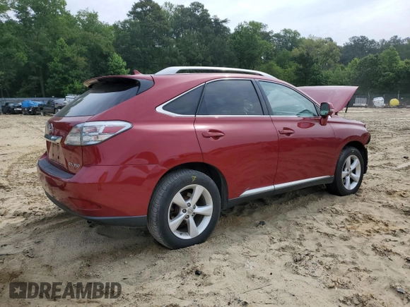2011 Lexus RX 350 with VIN 2T2BK1BA3BC083572, listed as a Copart auction lot 60888165 with 170,034 mi miles and Salvage title. Bid and sale history available at DreamBid. Image 3.