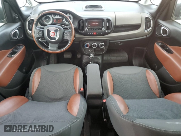 2014 FIAT 500L Trekking with VIN ZFBCFADH5EZ015259, listed as a Copart auction lot 86390284 with 83,607 mi miles and Salvage Title. Bid and sale history available at DreamBid. Image 8.