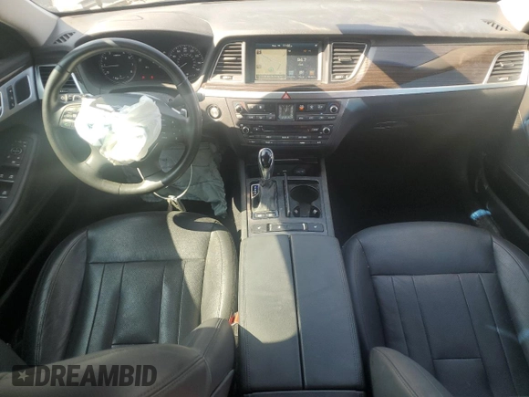 2017 Genesis G80 3.8L with VIN KMHGN4JE1HU203917, listed as a Copart auction lot 71971464 with 67,101 mi miles and Salvage Title. Bid and sale history available at carsss.com. Image 8.