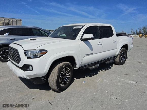 2023 Toyota Tacoma 4WD SR with VIN 3TYCZ5AN4PT118560, listed as a Copart auction lot 46269985 with 49,672 mi miles and Clean Title. Bid and sale history available at carsss.com. Image 1.