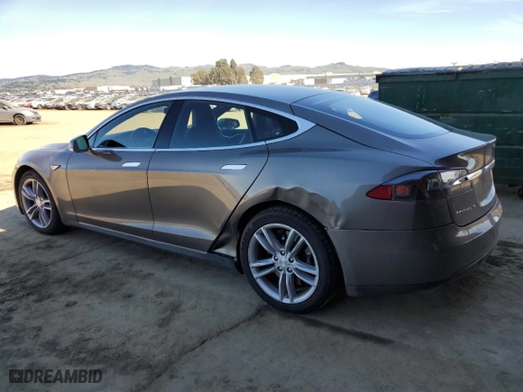 2016 Tesla Model S 90D with VIN 5YJSA1E25GF127943, listed as a Copart auction lot 46109895 with NaN miles and Salvage Title. Bid and sale history available at carsss.com. Image 2.