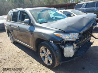 2012 Toyota Highlander Limited with VIN 5TDYK3EH0CS083539, listed as a IAAI auction lot 41640043 with 91,748 mi miles. Bid and sale history available at carsss.com. Image 1.
