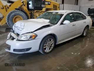 2014 Chevrolet Impala LTZ with VIN 2G1WC5E38E1141761, listed as a Copart auction lot 51209925 with Not provided miles and Salvage title. Bid and sale history available at DreamBid. Image 1.