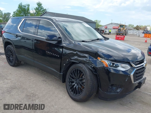 2020 Chevrolet Traverse LS with VIN 1GNERFKW3LJ180984, listed as a IAAI auction lot 42241631 with 69,654 mi miles and . Bid and sale history available at DreamBid. Image 1.