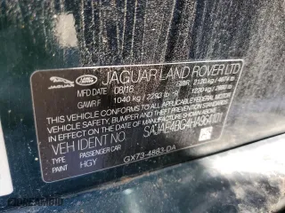 2017 Jaguar XE 25t Prestige with VIN SAJAE4BG4HA964101, listed as a Copart auction lot 63827862 with 67,132 mi miles. Bid and sale history available at carsss.com. Image 10.