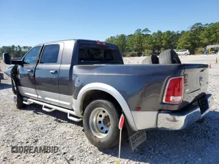 2015 Ram 3500 Laramie with VIN 3C63RRMLXFG657265, listed as a Copart auction lot 80014074 with 189,436 mi miles and Clean Title. Bid and sale history available at carsss.com. Image 2.