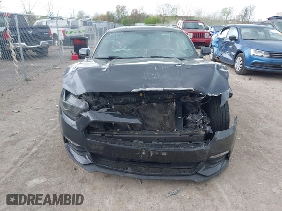 2015 Ford Mustang V6 with VIN 1FA6P8AM6F5305588, listed as a IAAI auction lot 42106438 with 100,864 mi miles and . Bid and sale history available at carsss.com. Image 12.