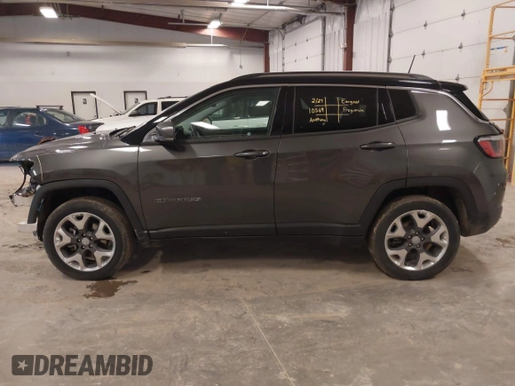 2019 Jeep Compass Limited z VIN 3C4NJDCBXKT806442, wystawiony jako IAAI lot #41745968 z przebiegiem 42 478 mil mil oraz . Historia ofert i sprzedaży dostępna na DreamBid. Obrazek 14.