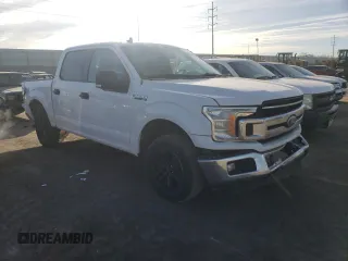 2019 Ford F-150 XL with VIN 1FTEW1E51KKE18332, listed as a Copart auction lot 86268344 with 141,566 mi miles and Salvage Title. Bid and sale history available at carsss.com. Image 4.