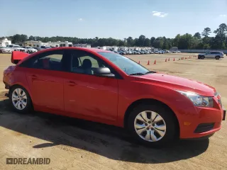 2014 Chevrolet Cruze LS with VIN 1G1PA5SH5E7178392, listed as a Copart auction lot 74535974 with 51,906 mi miles and Salvage Title. Bid and sale history available at carsss.com. Image 4.