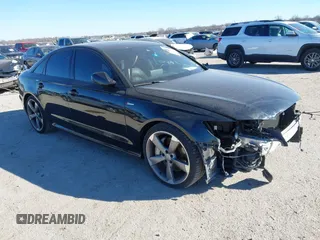 2015 Audi A6 3.0T Prestige with VIN WAUHGAFCXFN016365, listed as a IAAI auction lot 41414155 with 117,682 mi miles. Bid and sale history available at carsss.com. Image 1.