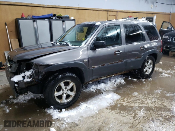 2006 Mazda Tribute i with VIN 4F2YZ92Z76KM27049, listed as a Copart auction lot 45468505 with 243,005 mi miles and Clean Title. Bid and sale history available at carsss.com. Image 1.