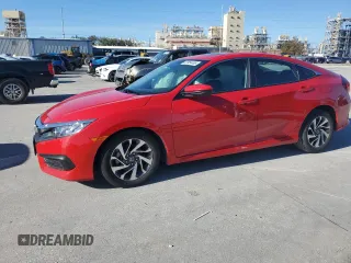 2016 Honda Civic EX with VIN 2HGFC2F72GH543505, listed as a Copart auction lot 87954465 with 25,690 mi miles and Salvage Title. Bid and sale history available at DreamBid. Image 1.