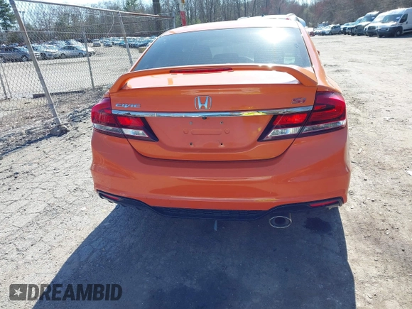 2015 Honda Civic Sedan Si with VIN 2HGFB6E53FH701374, listed as a IAAI auction lot 42051001 with 121,037 mi miles. Bid and sale history available at carsss.com. Image 16.