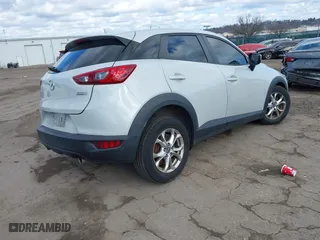 2016 Mazda CX-3 Sport with VIN JM1DKFB75G0127698, listed as a IAAI auction lot 41691057 with 1 mi miles. Bid and sale history available at carsss.com. Image 4.
