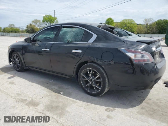 2013 Nissan Maxima SV with VIN 1N4AA5AP0DC810796, listed as a Copart auction lot 53444805 with 173,015 mi miles and Salvage Title. Bid and sale history available at DreamBid. Image 2.