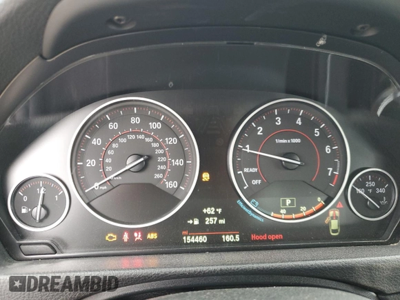 2018 BMW 4 Series 440i with VIN WBA4J5C53JBF07516, listed as a Copart auction lot 86118784 with 154,460 mi miles and Salvage Title. Bid and sale history available at DreamBid. Image 9.