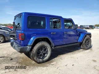 2019 Jeep Wrangler Unlimited Sahara z VIN 1C4HJXEG1KW625568, wystawiony jako Copart lot #42751805 z przebiegiem Nie podano mil oraz Nie do naprawy • Non repairable. Historia ofert i sprzedaży dostępna na DreamBid. Obrazek 3.