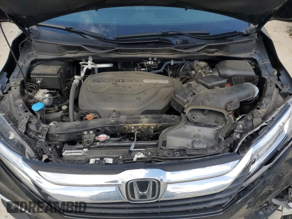 2020 Honda Odyssey Elite with VIN 5FNRL6H91LB032529, listed as a Copart auction lot 47424275 with 54,500 mi miles and Salvage Title. Bid and sale history available at DreamBid. Image 12.