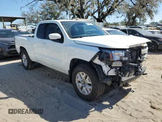 2023 Nissan Frontier S z VIN 1N6ED1CMXPN609671, wystawiony jako Copart lot #77313244 z przebiegiem 38 243 mil mil oraz Szkoda całkowita • Salvage title. Historia ofert i sprzedaży dostępna na DreamBid. Obrazek 4.