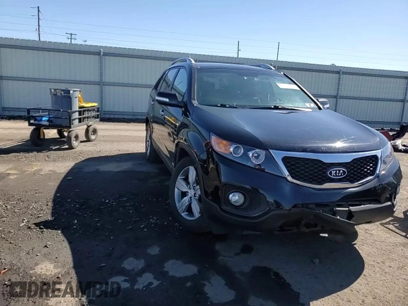 2013 Kia Sorento EX with VIN 5XYKUDA24DG393585, listed as a Copart auction lot 50001715 with 156,568 mi miles and Salvage Title. Bid and sale history available at carsss.com. Image 12.