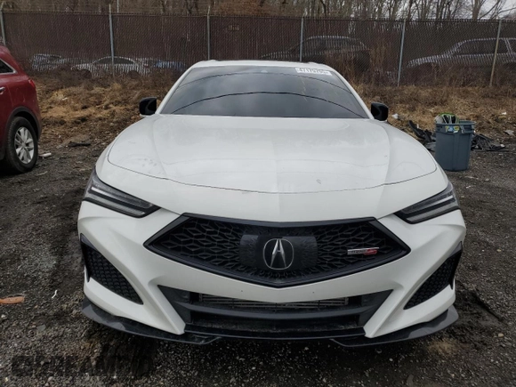 2022 Acura TLX Type S w/Performance Tire with VIN 19UUB7F9XNA001329, listed as a Copart auction lot 47179795 with 21,668 mi miles and Salvage Title. Bid and sale history available at carsss.com. Image 5.