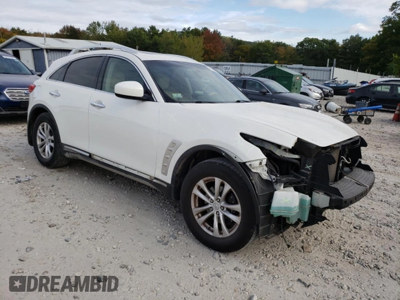 2010 Infiniti FX with VIN JN8AS1MW3AM855678, listed as a Copart auction lot 70420954 with 170,275 mi miles and Clean Title. Bid and sale history available at DreamBid. Image 4.