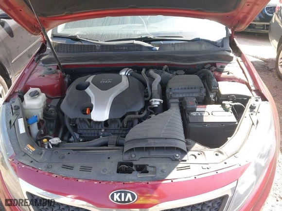 2013 Kia Optima SX w/Limited Pkg with VIN 5XXGR4A66DG137530, listed as a IAAI auction lot 41940486 with 124,605 mi miles. Bid and sale history available at carsss.com. Image 10.