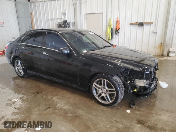 2014 Mercedes-Benz E 550 Sport with VIN WDDHF9BB8EB005162, listed as a Copart auction lot 46707395 with 146,824 mi miles and Non Repairable. Bid and sale history available at DreamBid. Image 4.