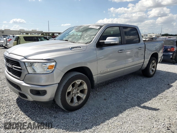2019 Ram 1500 Big Horn/Lone Star with VIN 1C6RRFFG2KN753255, listed as a Copart auction lot 52512365 with 69,048 mi miles and Salvage Title. Bid and sale history available at carsss.com. Image 1.