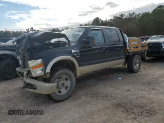 2008 Ford F-250 XL z VIN 1FTSW21Y38ED68338, wystawiony jako Copart lot #85089284 z przebiegiem 255 992 mil mil oraz Szkoda całkowita • Salvage title. Historia ofert i sprzedaży dostępna na DreamBid. Obrazek 1.