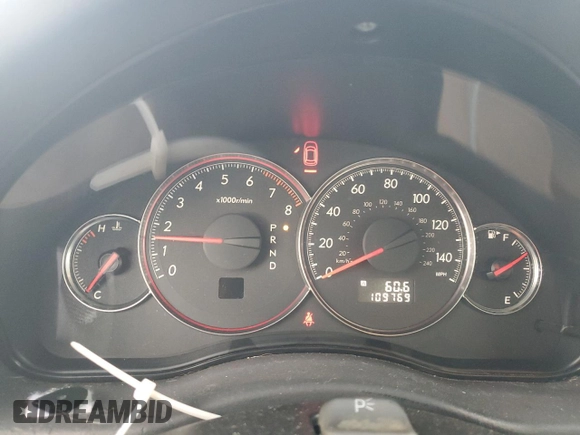 2008 Subaru Legacy (Natl) Ltd with VIN 4S3BL626887218548, listed as a Copart auction lot 80779694 with 109,769 mi miles and Salvage Title. Bid and sale history available at carsss.com. Image 9.