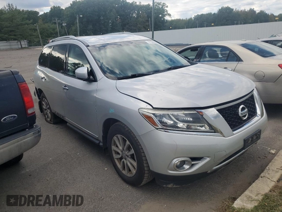 2014 Nissan Pathfinder SL z VIN 5N1AR2MM3EC701328, wystawiony jako Copart lot #71381544 z przebiegiem 142 071 mil mil oraz Szkoda całkowita • Salvage title. Historia ofert i sprzedaży dostępna na DreamBid. Obrazek 4.