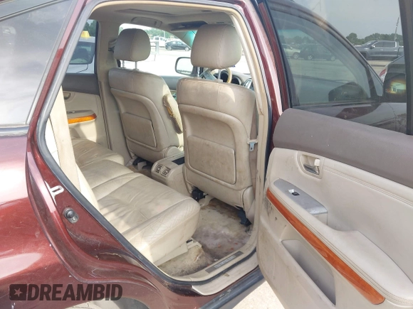2008 Lexus RX 350 with VIN JTJGK31U189851742, listed as a IAAI auction lot 42145201 with 207,369 mi miles and . Bid and sale history available at DreamBid. Image 8.