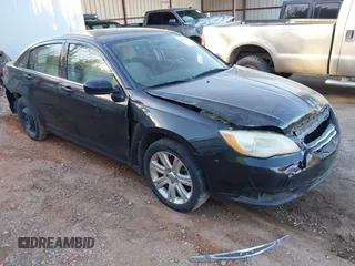 2013 Chrysler 200 LX with VIN 1C3CCBAB3DN640247, listed as a IAAI auction lot 41679476 with 166,329 mi miles. Bid and sale history available at carsss.com. Image 1.
