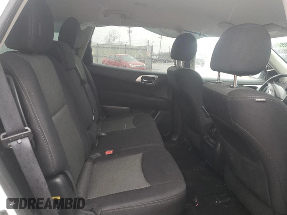 2017 Nissan Pathfinder S with VIN 5N1DR2MM8HC610475, listed as a Copart auction lot 52548495 with 66,766 mi miles and Salvage title. Bid and sale history available at DreamBid. Image 11.