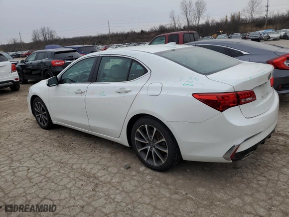 2018 Acura TLX with VIN 19UUB2F3XJA000609, listed as a Copart auction lot 86004934 with 87,857 mi miles and Salvage Title. Bid and sale history available at carsss.com. Image 2.