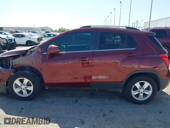 2016 Chevrolet Trax LT with VIN 3GNCJLSB6GL120853, listed as a IAAI auction lot 41973821 with 149,259 mi miles and . Bid and sale history available at DreamBid. Image 15.
